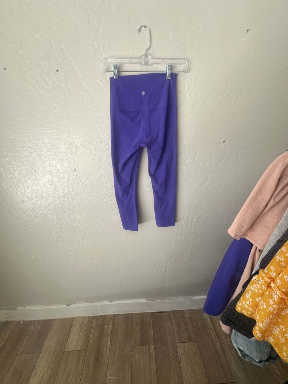 Lululemon wunder under high-Rise Crop Leggings Purple size 4